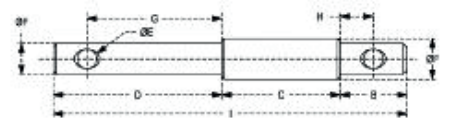 IMPLEMENTS MOUNTING PINS (DOUBLE)