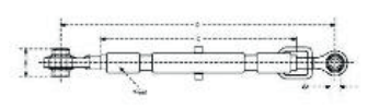 TOP LINK ASSEMBLY SUITABLE FOR MF