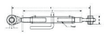 TOP LINK ASSEMBLY (METRIC HEAVY DUTY)