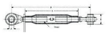 TOP LINK ASSEMBLY (METRIC HEAVY DUTY)